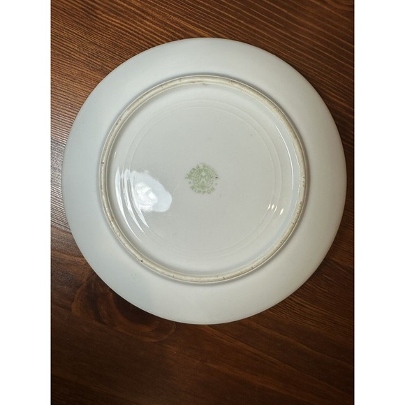 Antique Nippon Morimura Hand-painted Dish with Moriage Finger Handle - Landscape - Picture 7 of 11